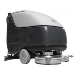 Compact battery scrubber-dryer - 58622